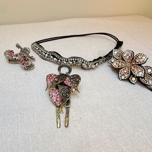 Bundle of 4 Blingy Hair Accessories